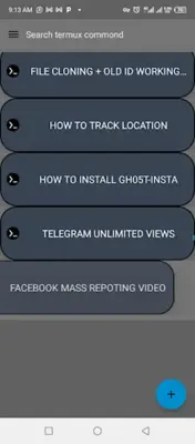 Termux online command android App screenshot 2
